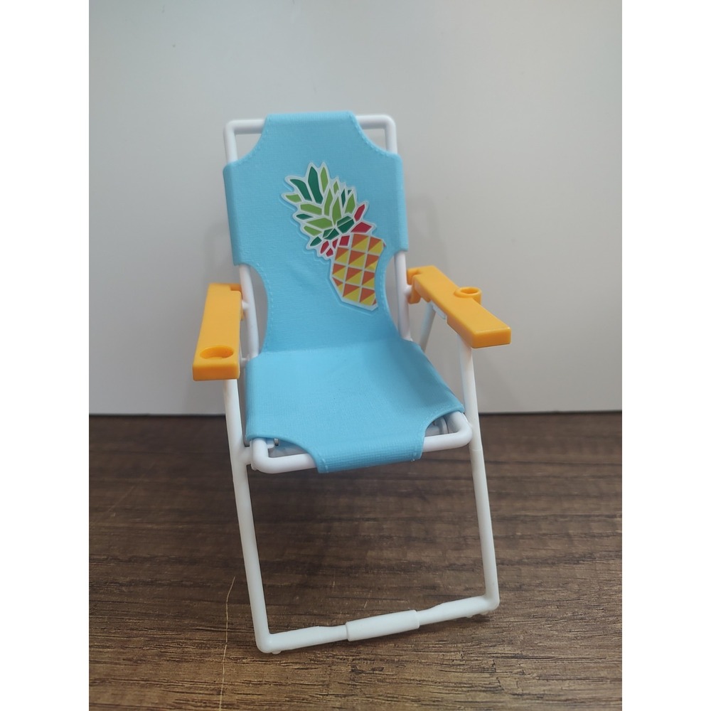 Barbie  Beach Furniture Folding Chair Plastic 2016 A4
